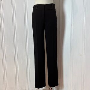 SANDRA ANGELOZZI Black Dress Pants | Fully Lined | Tailored Crease | Size 34